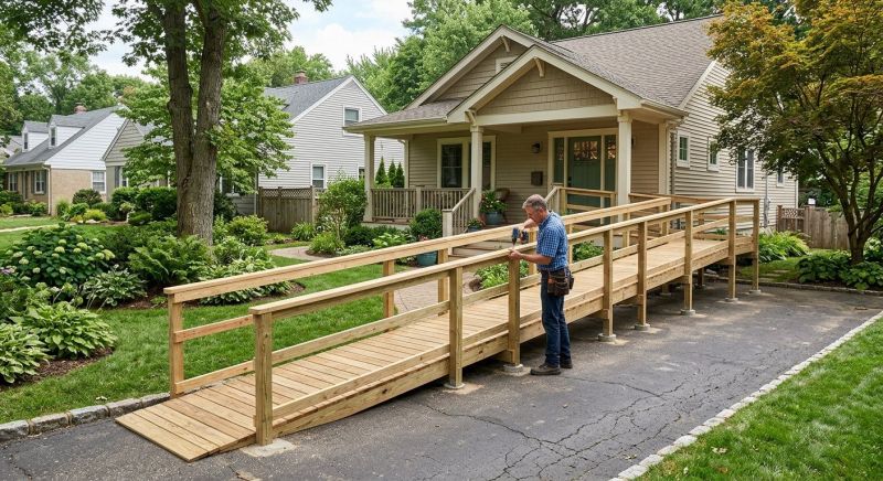 Deck Ramp Construction in Wilmington, NC