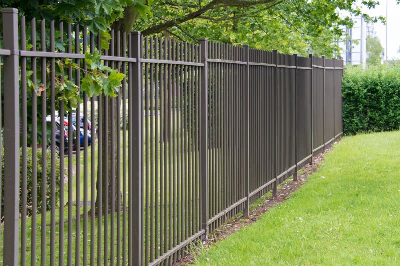 Fence with Decorative Elements