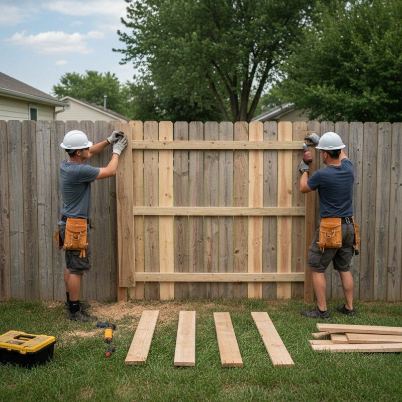 Local Fence Repair pros at work